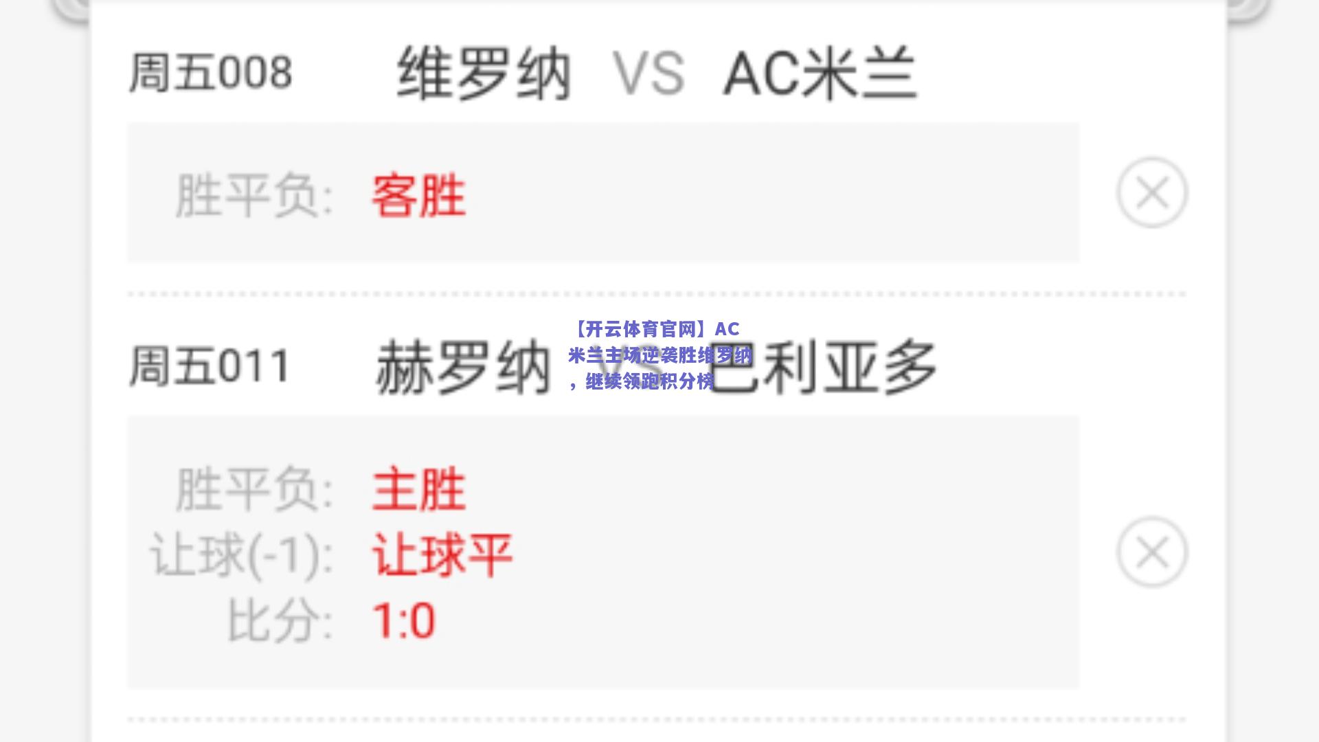 AC米兰主场逆袭胜维罗纳，继续领跑积分榜